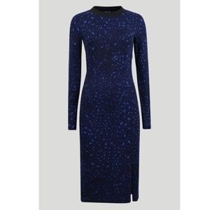 NWT | Baum und Pferdgarten | Jaida Blue Leopard Dress | Size M